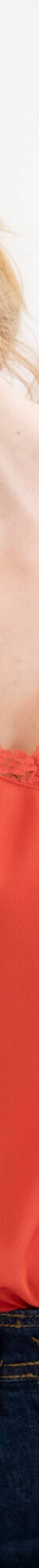 Caraco fluide col V dentelle, crêpe **polyester recyclé (paprika) Caraco fluide col V dentelle, crêpe **polyester recyclé (paprika)